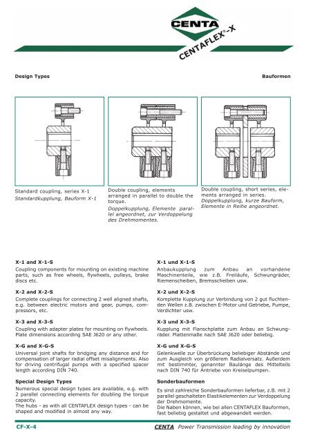 CENTAFLEX®-X - CENTA Antriebe Kirschey GmbH