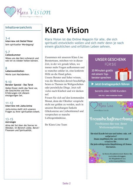 Klara-Vision 10/2016