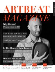 ARTBEAT Issue 01 October 2016