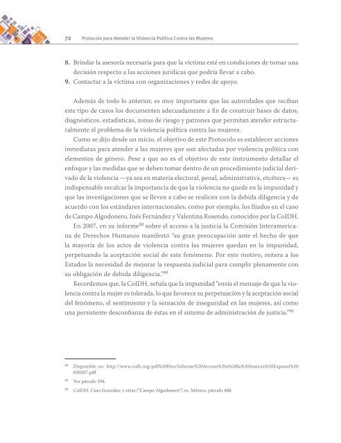 Protocolo para Atender la Violencia Política Contra las Mujeres