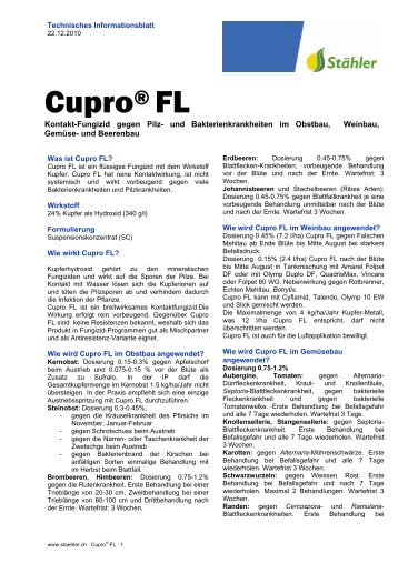 Cupro® FL - Stähler SA