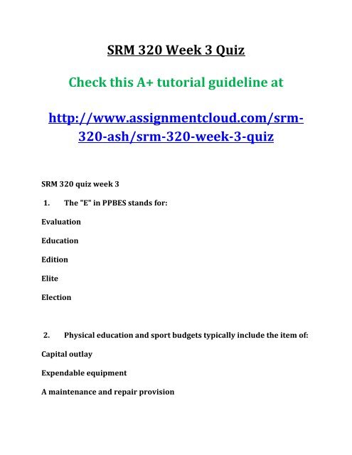 Srm 320 week 3 srm320 week 3 essay 07 image