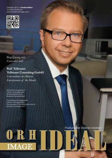 Orhideal IMAGE Magazin - Oktober 2016
