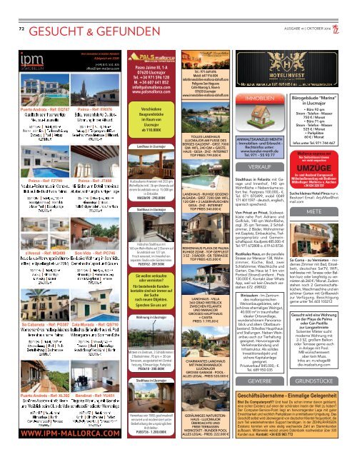 Die Inselzeitung Mallorca Oktober 2016