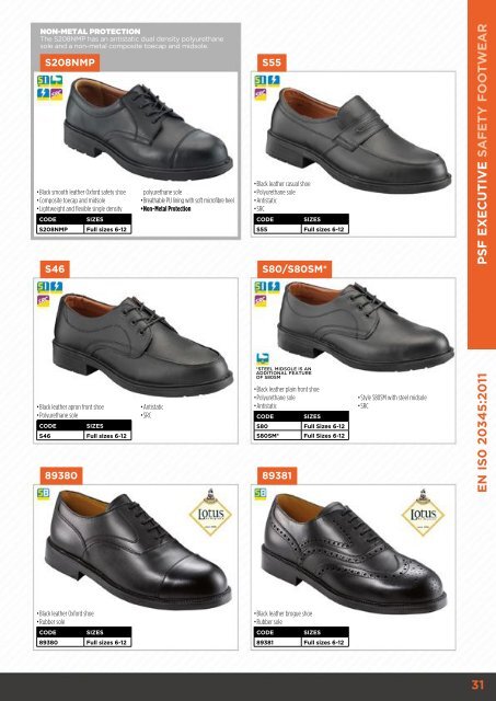 Progressive Safety Footwear Catalogue 2016/17