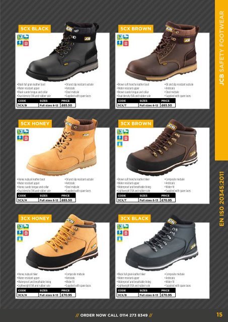 Progressive Safety Footwear, Workwear and PPE Catalogue 2016/17