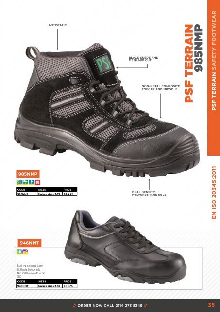 Progressive Safety Footwear, Workwear and PPE Catalogue 2016/17