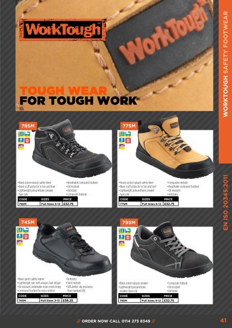 Progressive Safety Footwear, Workwear and PPE Catalogue 2016/17