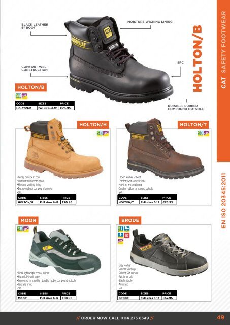 Progressive Safety Footwear, Workwear and PPE Catalogue 2016/17