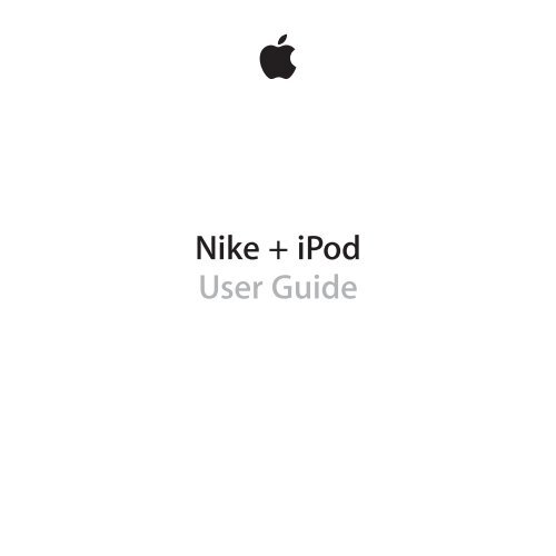 Apple Nike + iPod User Guide (including safety information) Nike