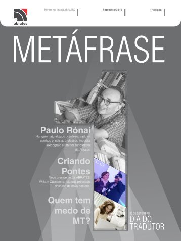 METÁFRASE - Revista on-line da ABRATES