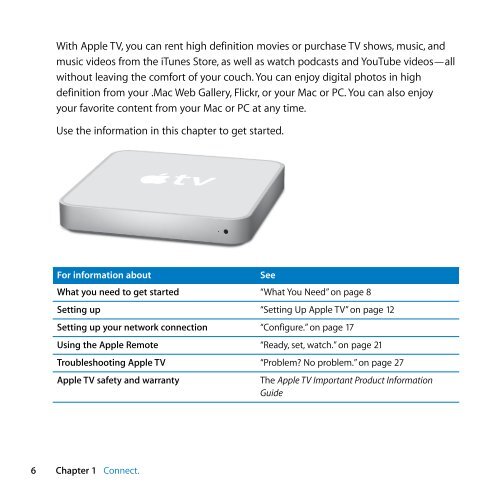 Apple Apple TV (1st generation) - Setup Guide - Apple TV (1st generation) - Setup Guide