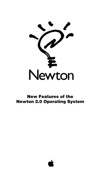 Apple Newton OS 2.0 - New Features - Newton OS 2.0 - New Features