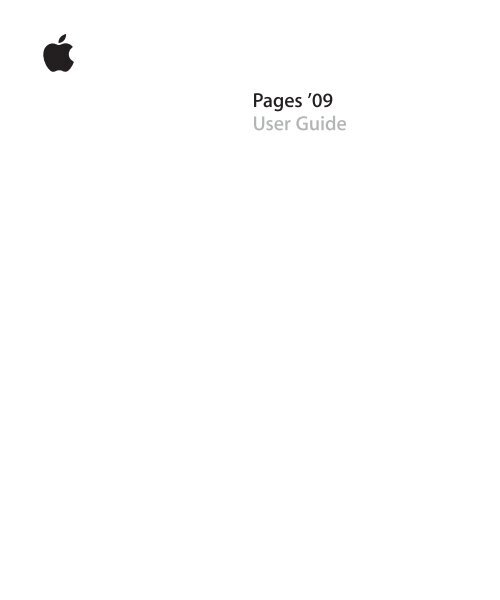 Apple Pages '09 - User Guide - Pages '09 - User Guide
