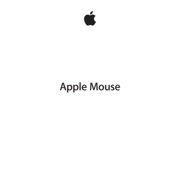 Apple Apple Mouse - User Guide - Apple Mouse - User Guide