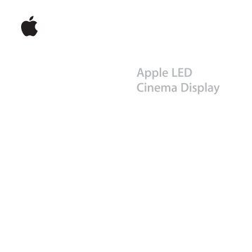 Apple Apple LED Cinema Display - Apple LED Cinema Display