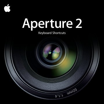Apple Aperture 2 Keyboard Shortcuts - Aperture 2 Keyboard Shortcuts