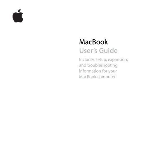 Apple MacBook (13-inch) - User Guide - MacBook (13-inch) - User Guide