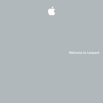 Apple Welcome to Mac OS X v10.5 Leopard - Welcome to Mac OS X v10.5 Leopard