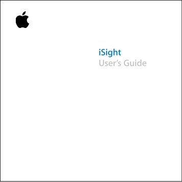 Apple iSight User Guide (Manual) - iSight User Guide (Manual)