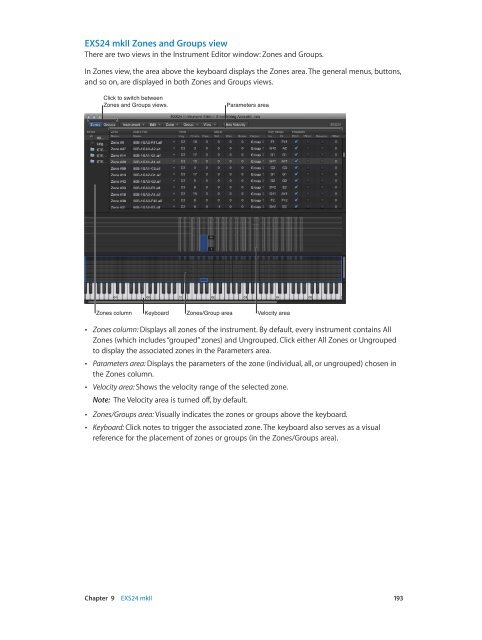 Apple MainStage 3 Instruments - MainStage 3 Instruments