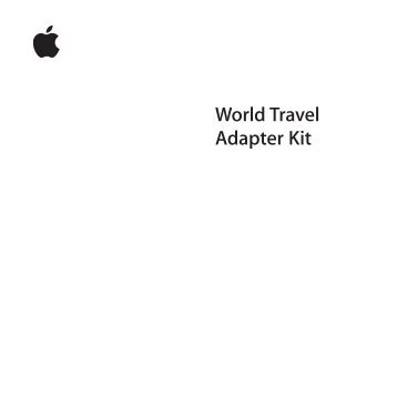 Apple World Travel Adapter Kit - World Travel Adapter Kit