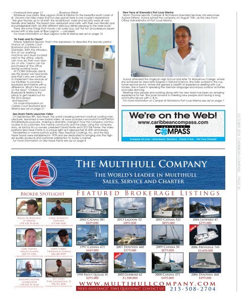 Caribbean Compass Yachting Magazine October 2016