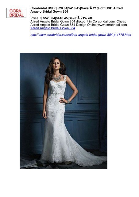 Corabridal Usd 528 64 416 45 Save 21 Off Usd Alfred Angelo