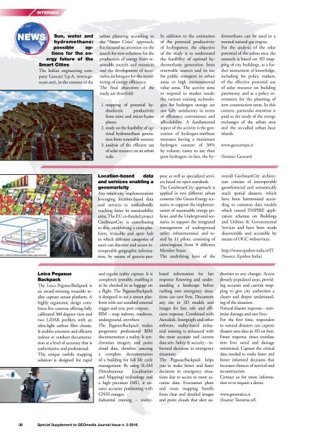 GEOmedia_3_2016 special issue for INTERGEO