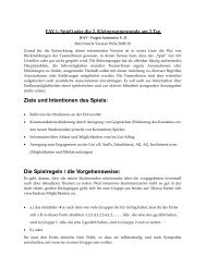 Ziele und Intentionen des Spiels - EB 104 - TU Berlin