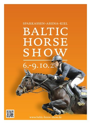 Baltic Hors Show 2016 - Info-Beilage Kieler Nachrichten