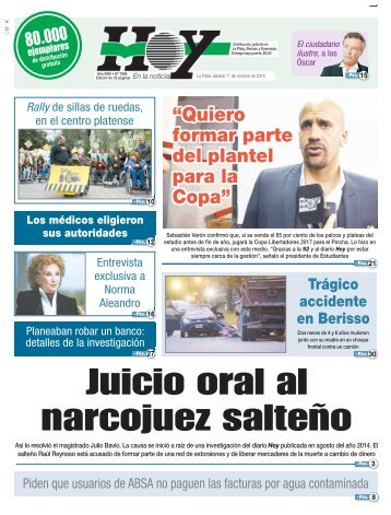 Juicio oral al narcojuez salteño