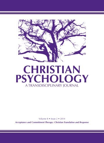 CHRISTIAN PSYCHOLOGY