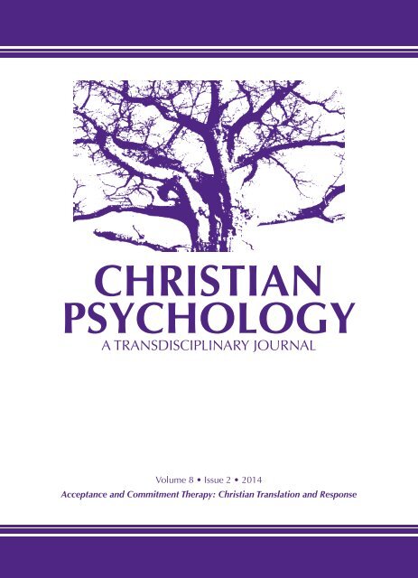 CHRISTIAN PSYCHOLOGY