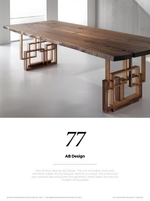 Modern Dining Tables