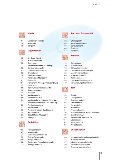 Jobs mit Zukunft, Medien, Kultur, Unterhaltung - Arbeitsmarktservice ...