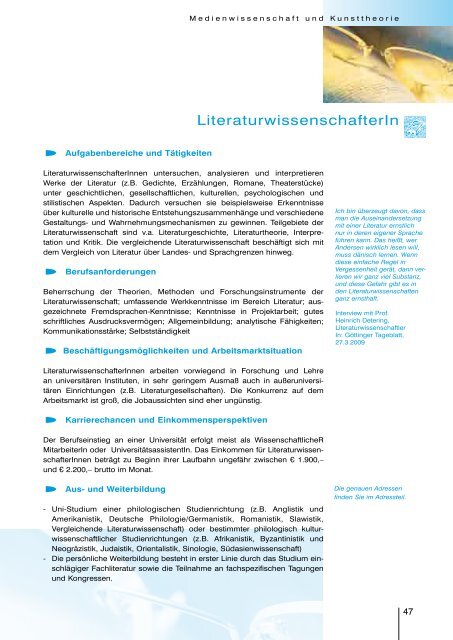 Jobs mit Zukunft, Medien, Kultur, Unterhaltung - Arbeitsmarktservice ...