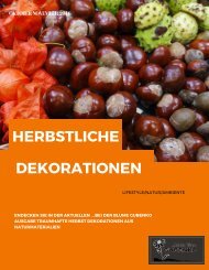 Florale Jahreszeiten. Herbstliche Dekorationen