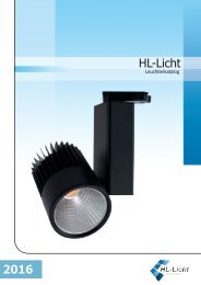 HL-Licht Leuchtenkatalog 2016