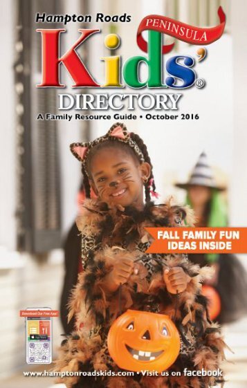 Hampton Roads Kids' Directory Peninsula Edition: October 2016