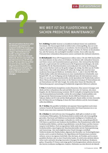 O+P Fluidtechnik 10/2016