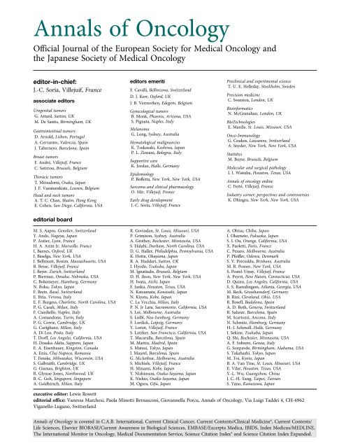 Annals of Oncology