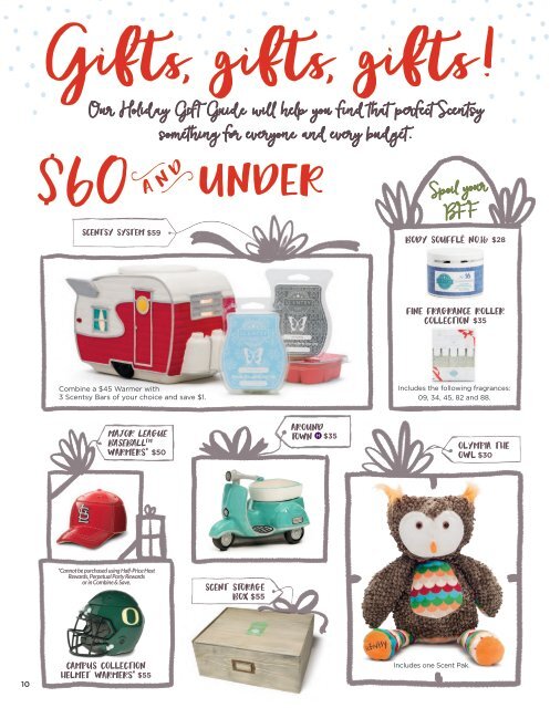 2016 Scentsy Holiday Collection
