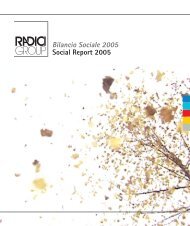 Bilancio Sociale 2005 Social Report 2005