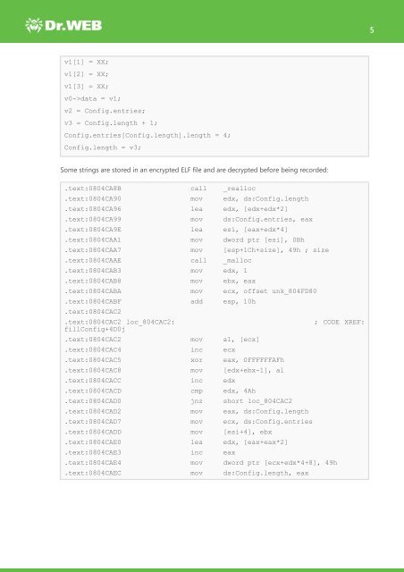 Investigation of Linux.Mirai Trojan family