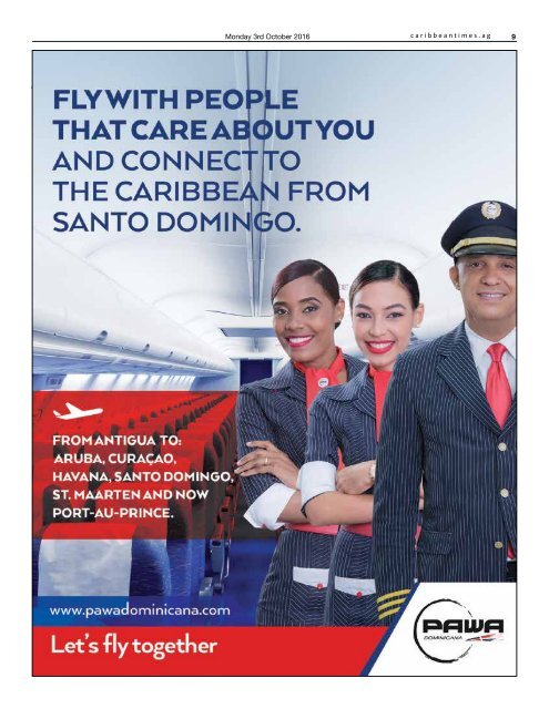 Caribbean Times 6th Issue - Monday 3rd October 2016