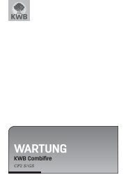 Wartung KWB Combifire