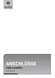 Anschlüsse KWB Combifire