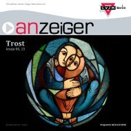 Anzeiger des CVJM Berlin e.V. 10/11/12 2016