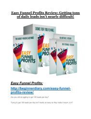 Easy Funnel Profits REVIEW and GIANT $21600 bonuses